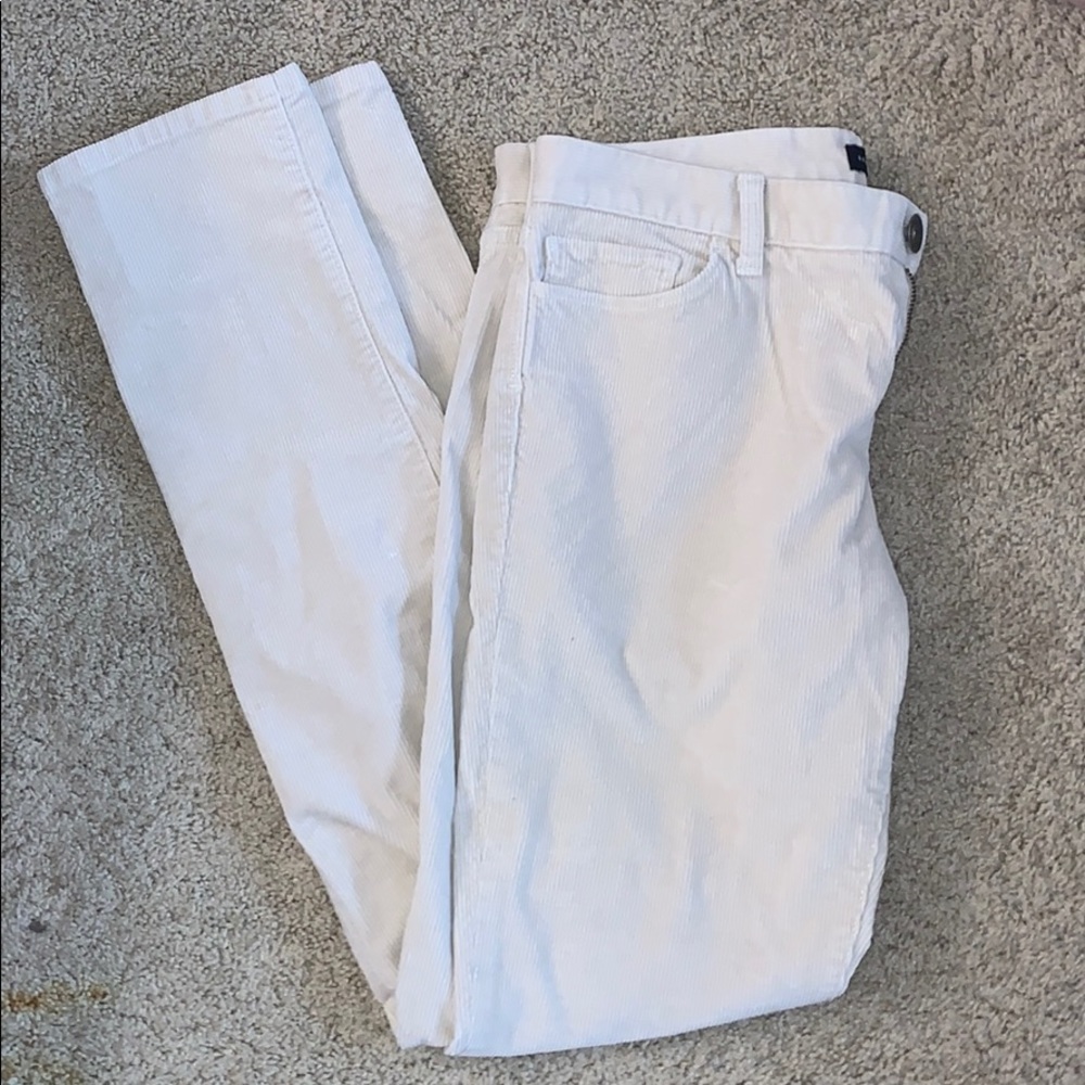 cream corduroy pant